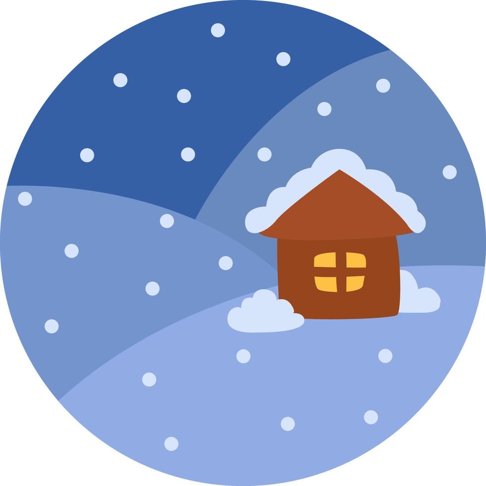 Winter season, illustration, vector, on a white background. vector