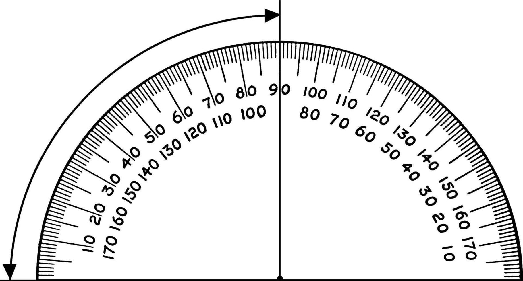 Protractor vintage illustration 13823401 Vector Art at Vecteezy