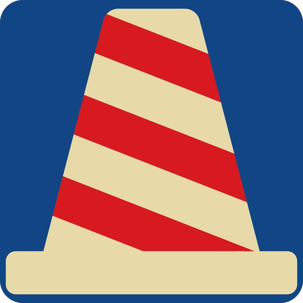 Traffic road sign, illustration, vector, on a white background. vector