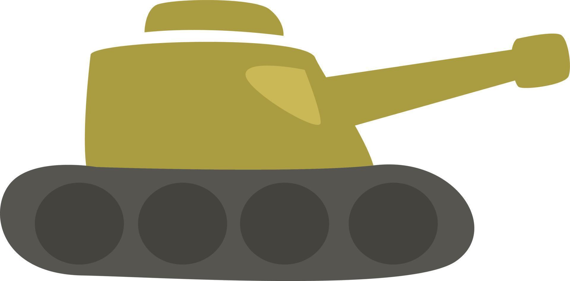 tanque verde, ilustración, vector, sobre un fondo blanco. vector