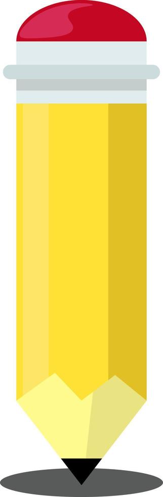 Fat pencil, illustration, vector on white background.