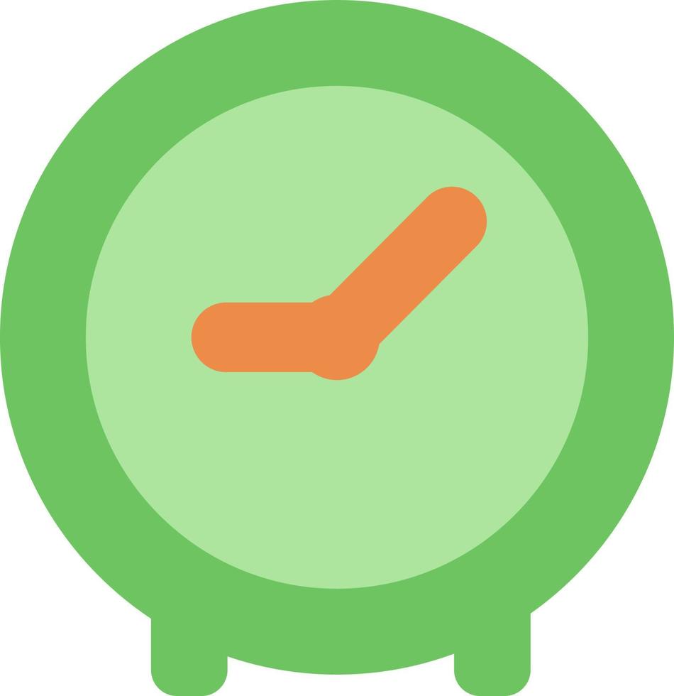 Work clock, illustration, vector on a white background.