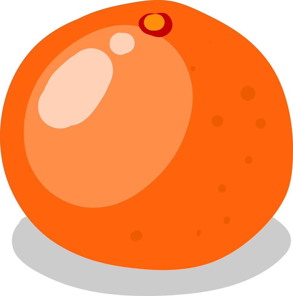 Flat orange, illustration, vector on white background.