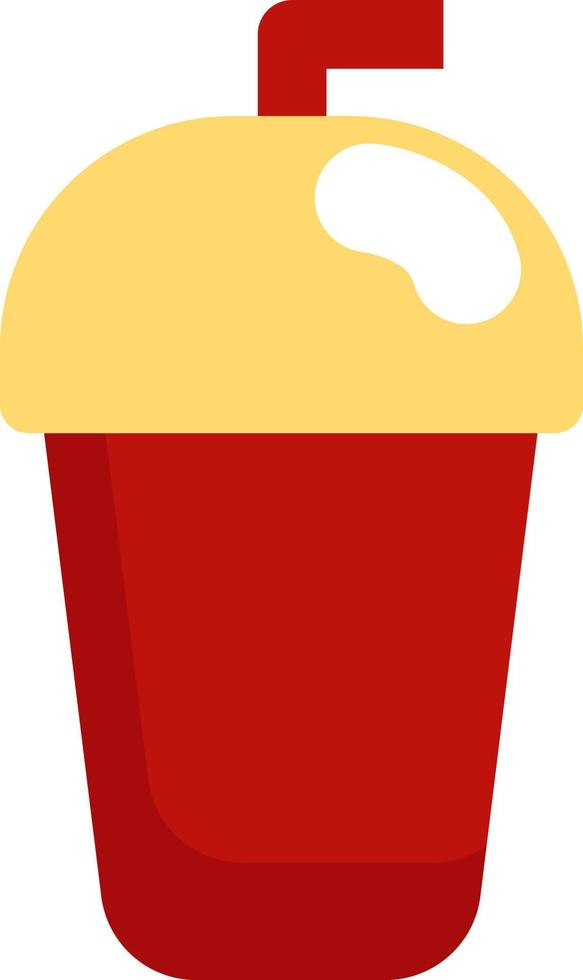 Movie juice, illustration, vector, on a white background. vector