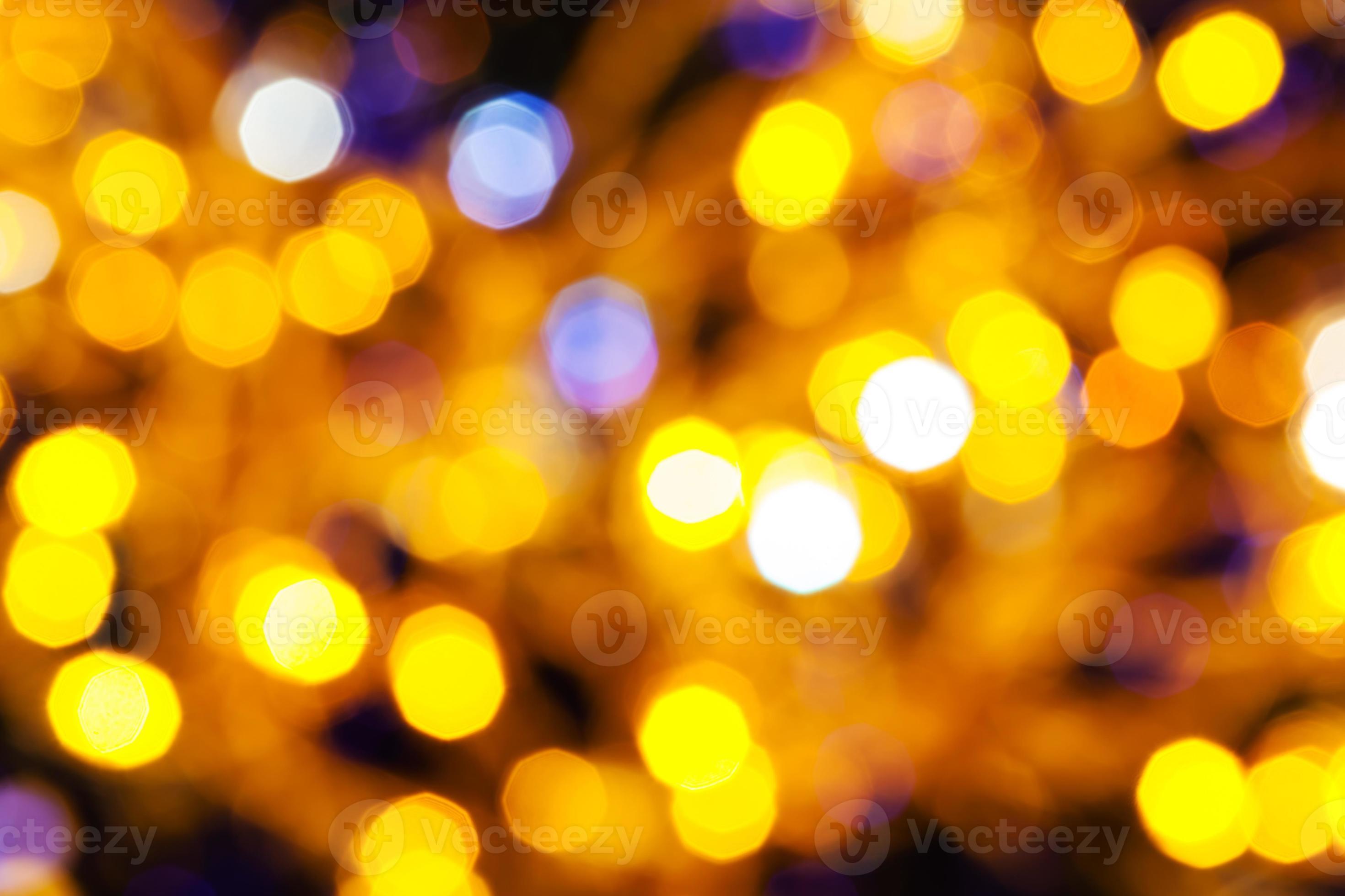 dark yellow and violet twinkling Christmas lights 13824584 Stock Photo at Vecteezy