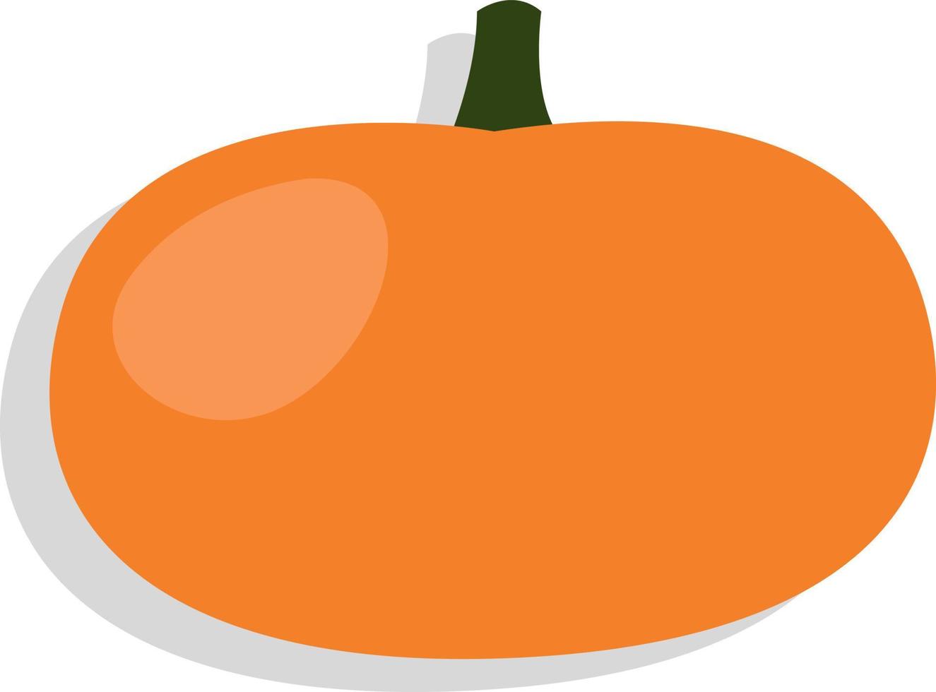 Orange mandarin, illustration, vector, on a white background. vector