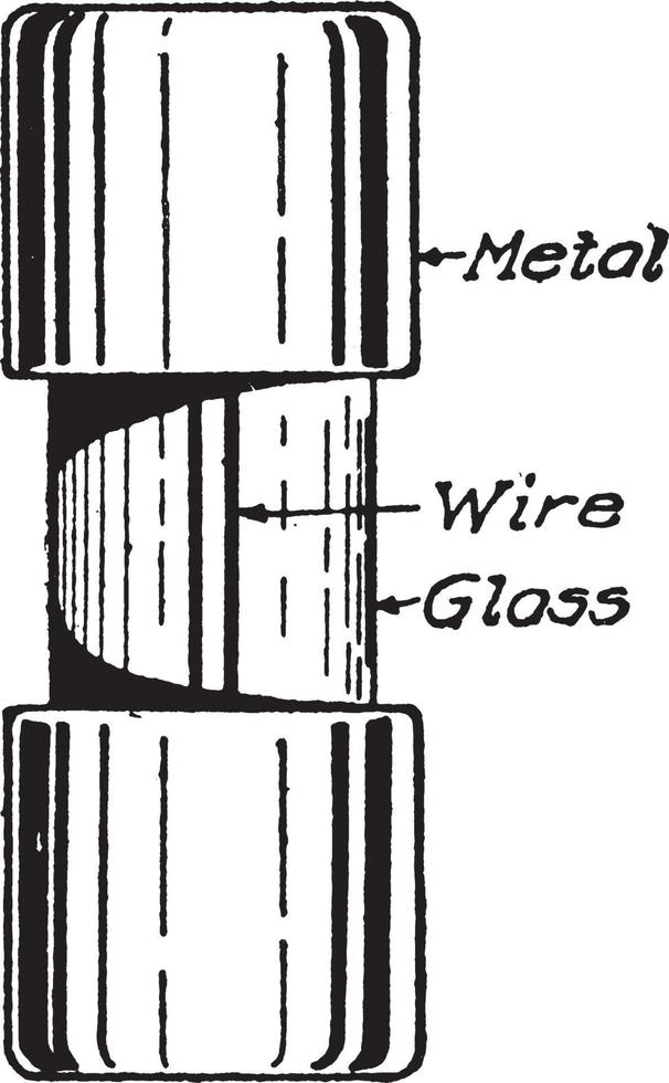 Fuse, vintage illustration. vector