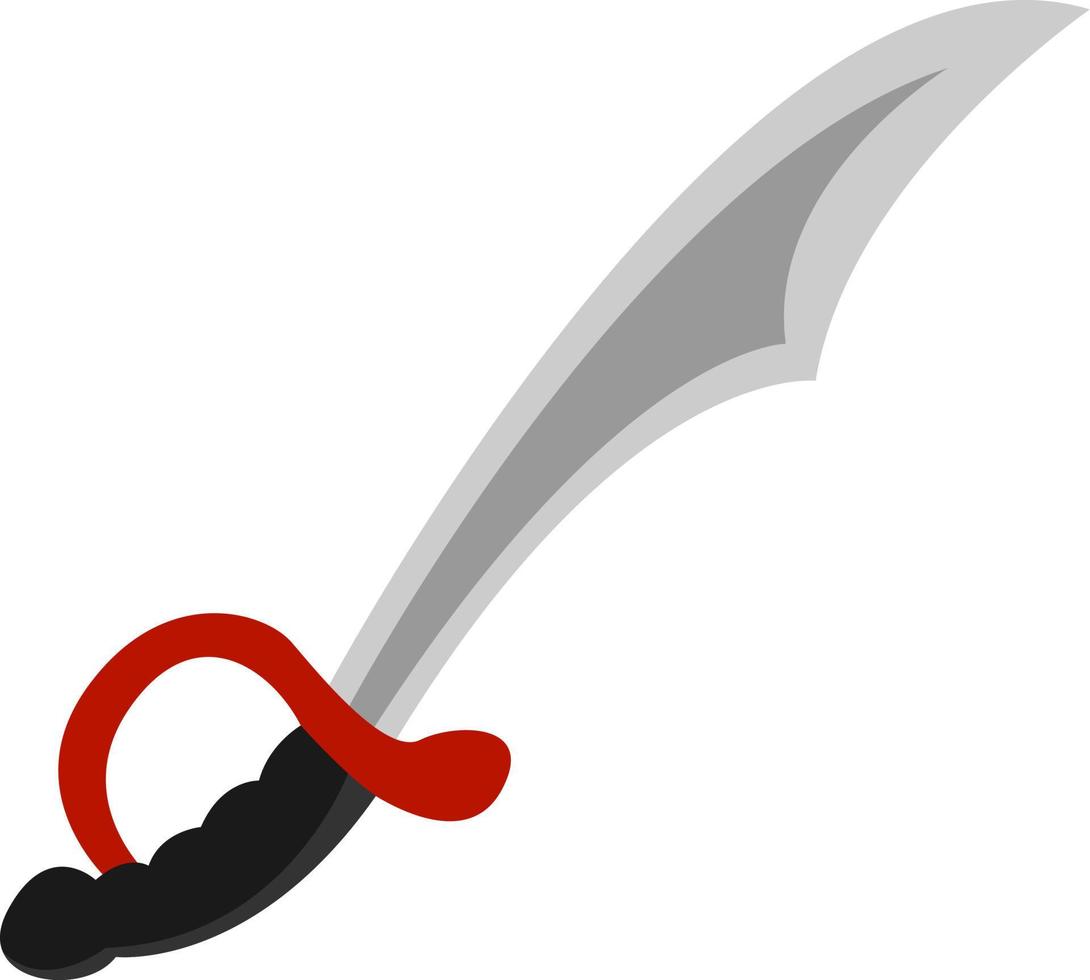 Sword toy, illustration, vector on white background.