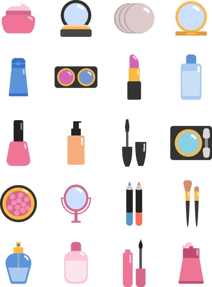 Female cosmetics, illustration, vector on a white background