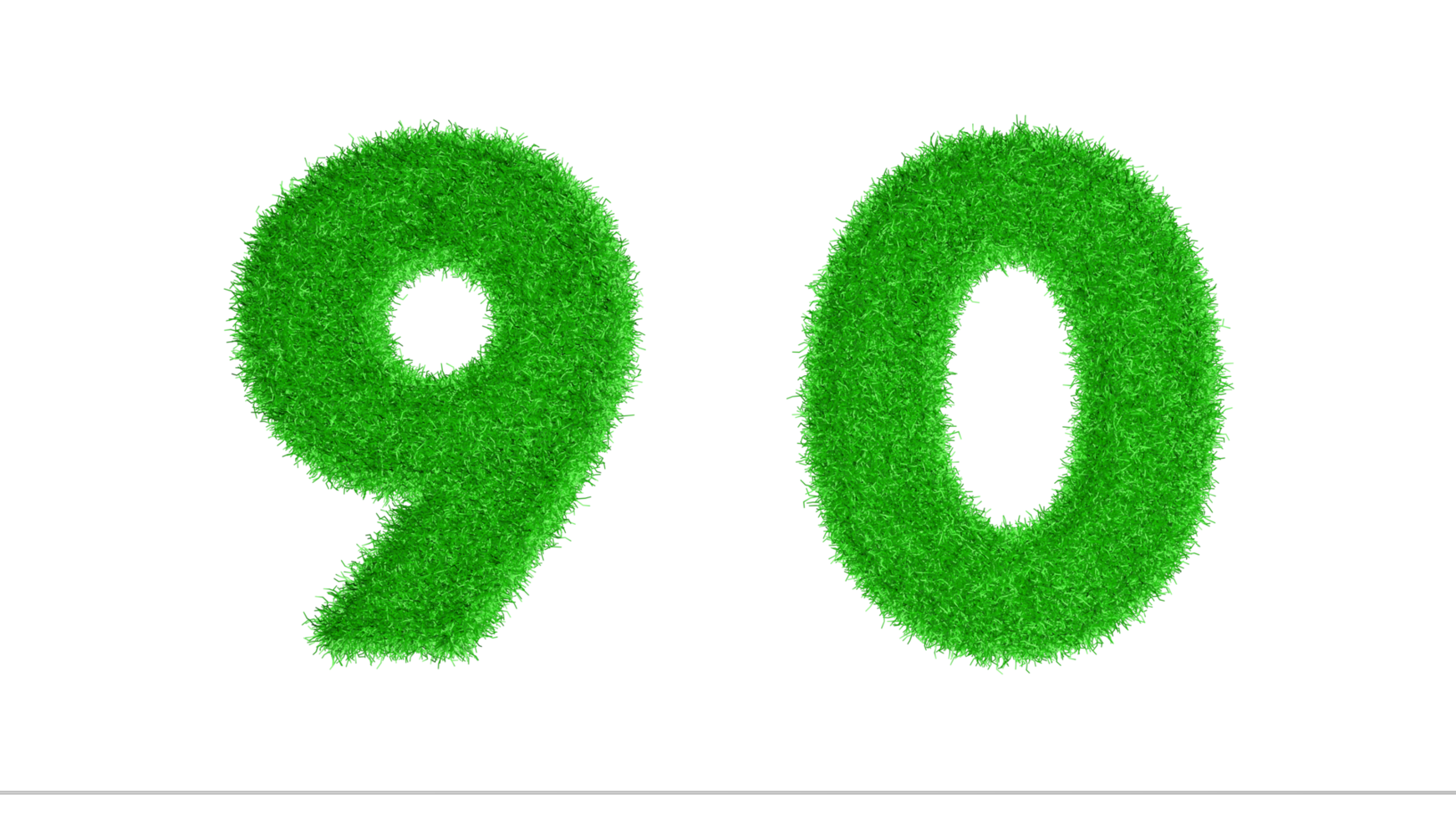 9 0 Numbers 3D Rendering, Climate Change Awareness Alphabets, Nature png