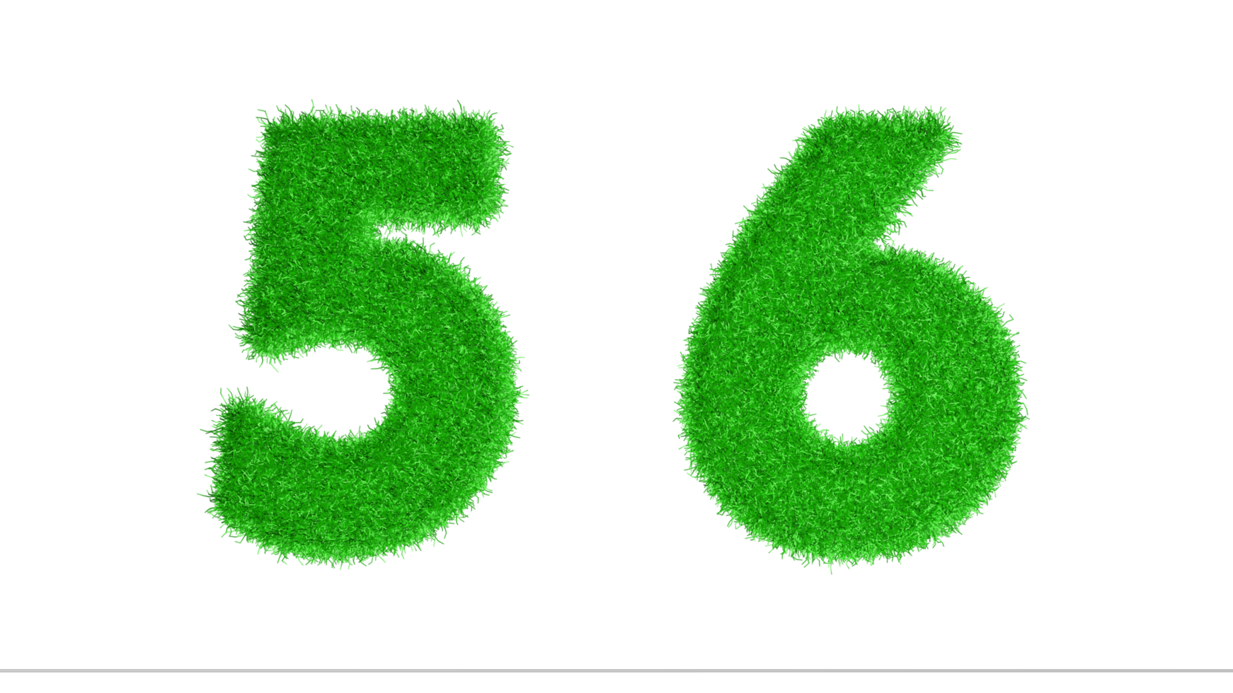 1 2 números renderização em 3d, alfabetos de conscientização sobre mudanças climáticas, natureza png