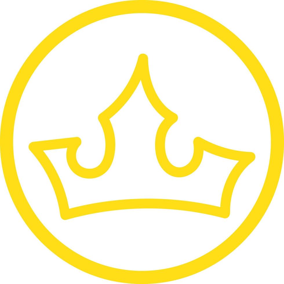 Princess crown, illustration, vector on white background.
