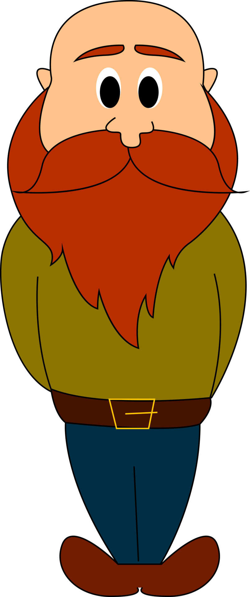 red beard clipart