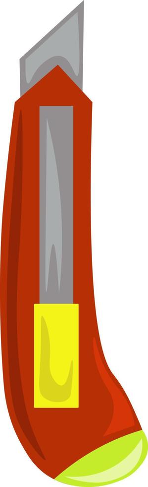 Scalpel, illustration, vector on white background.