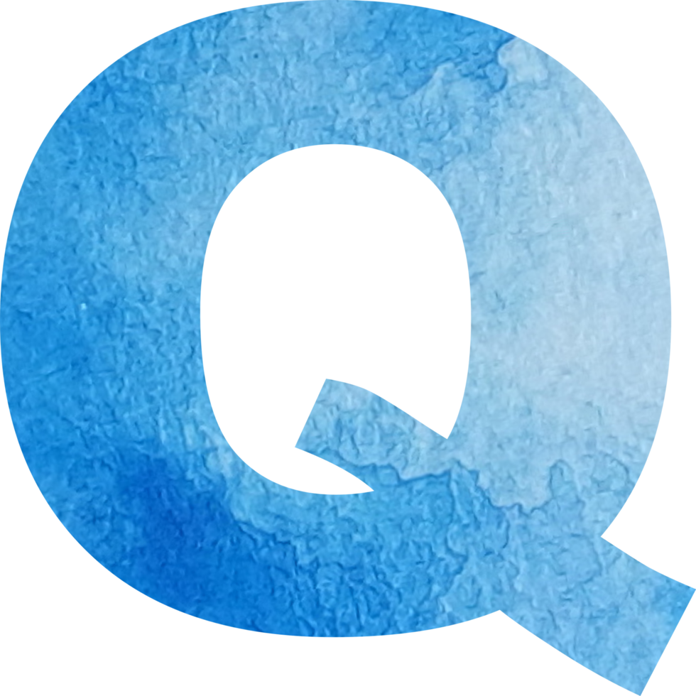 buchstabe q aquarellbeschaffenheit png