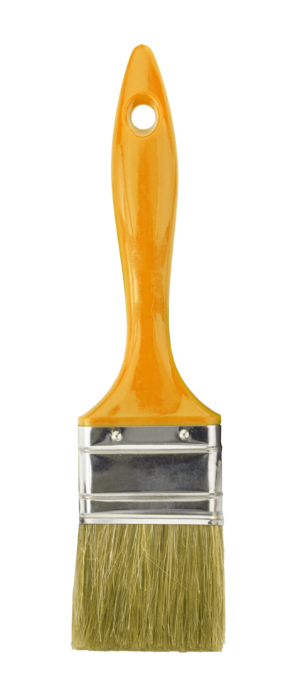 yellow paintbrush tool png