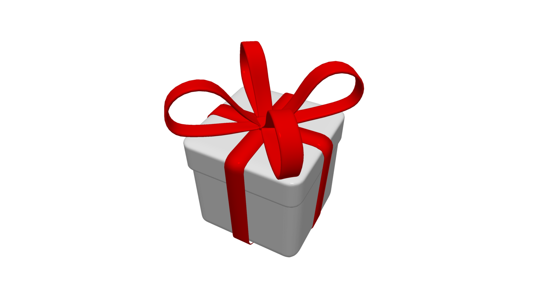 caja de regalo caja presente modelo 3d png