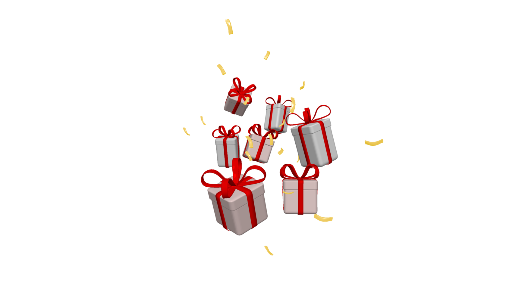 Gift box present box 3d model png