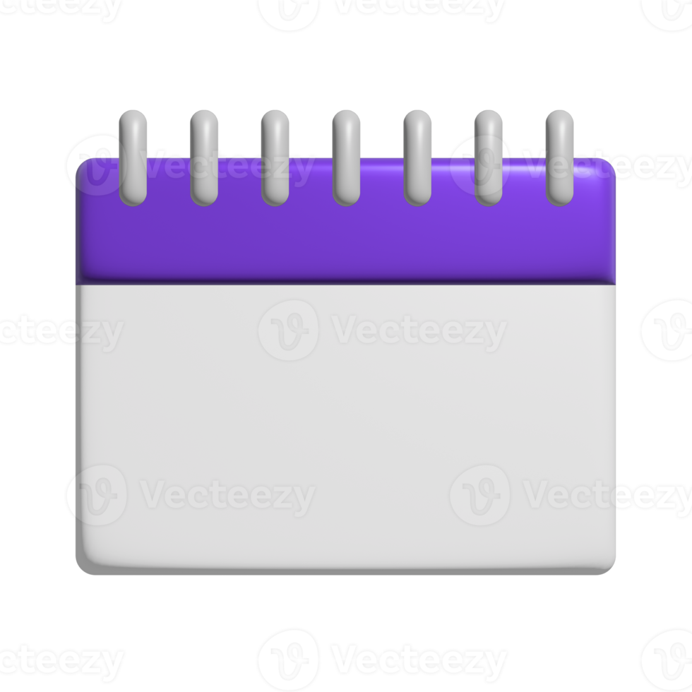 Calendar on transparent background png