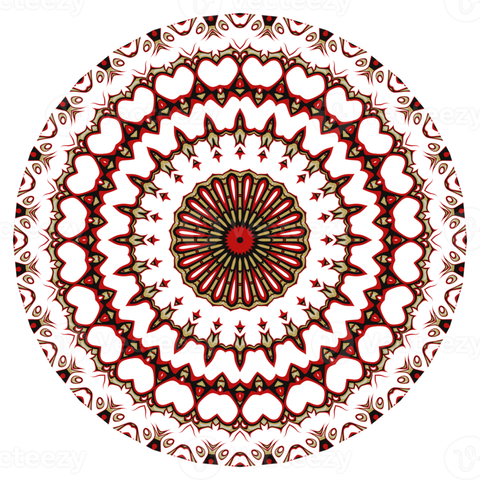 fiore mandala modello ornamento. png