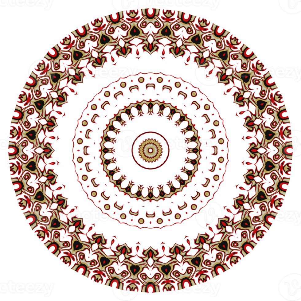 blomma mandala mönster prydnad. png