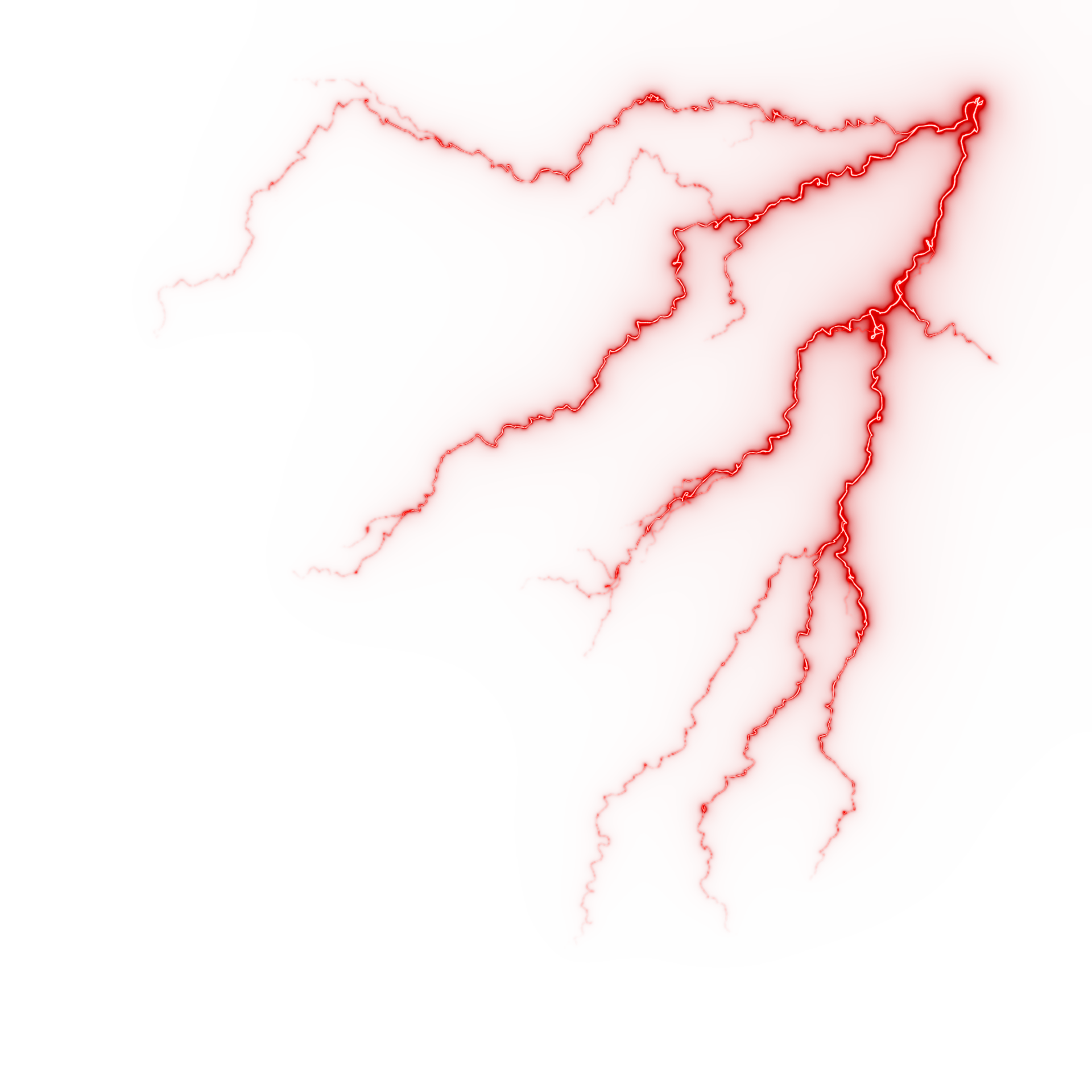 Lightning strikes on sky illustration 13826221 PNG