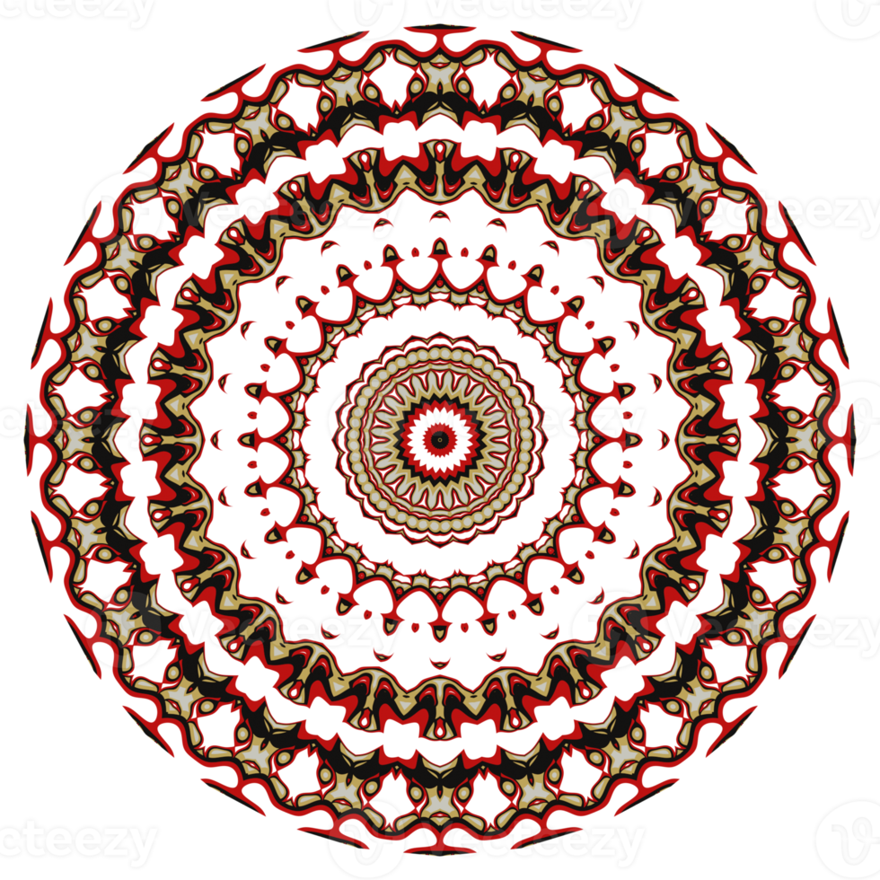 Flower mandala pattern ornament. png