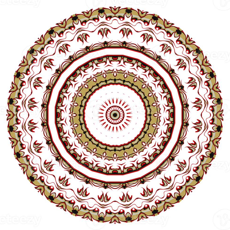 fiore mandala modello ornamento. png