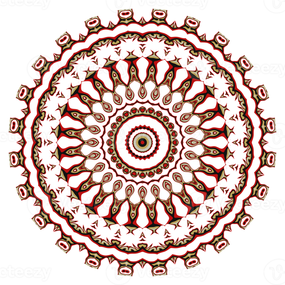 bloem mandala patroon ornament. png