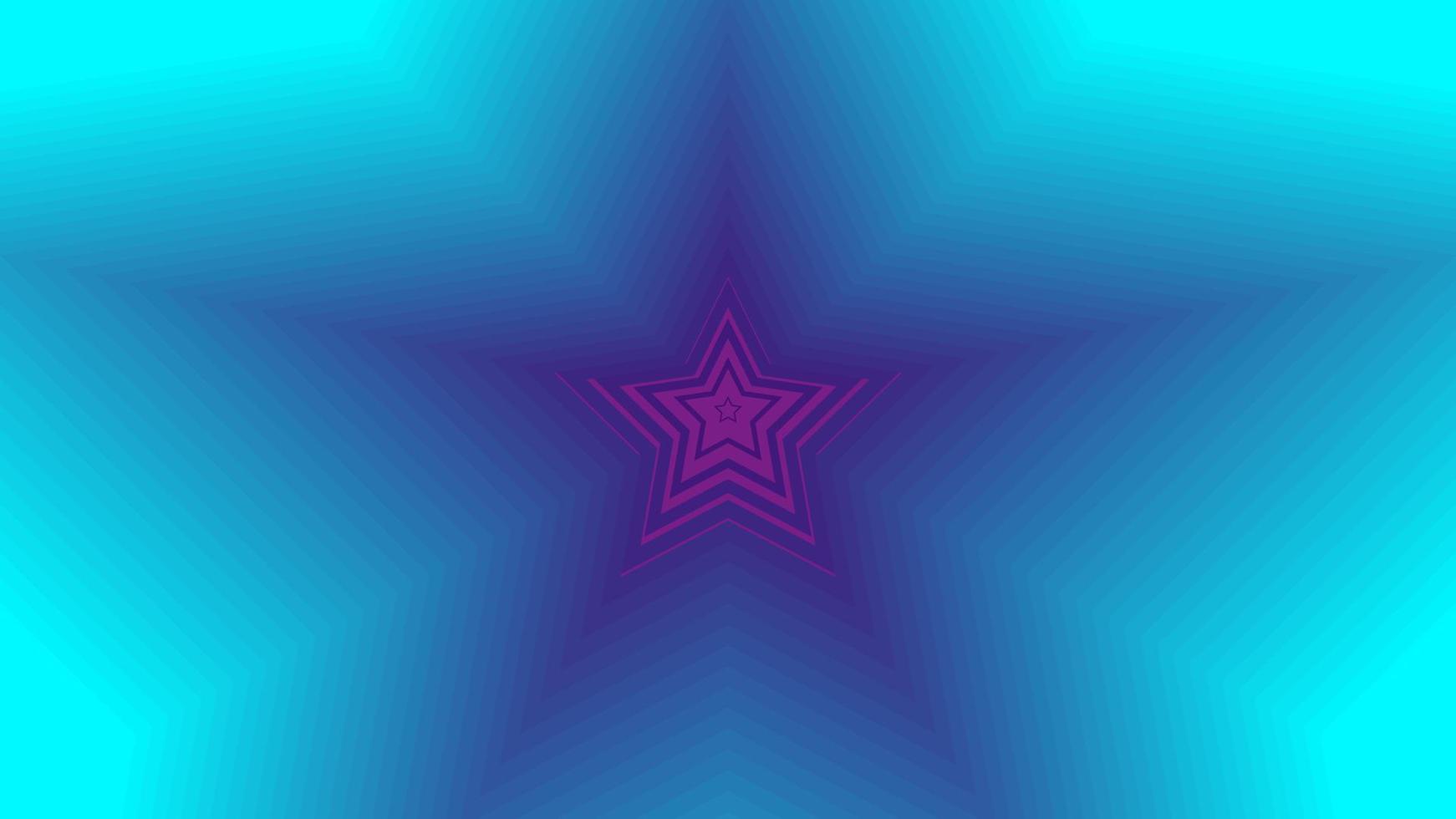 purple star in the center Background image in blue purple shadow gradation vector