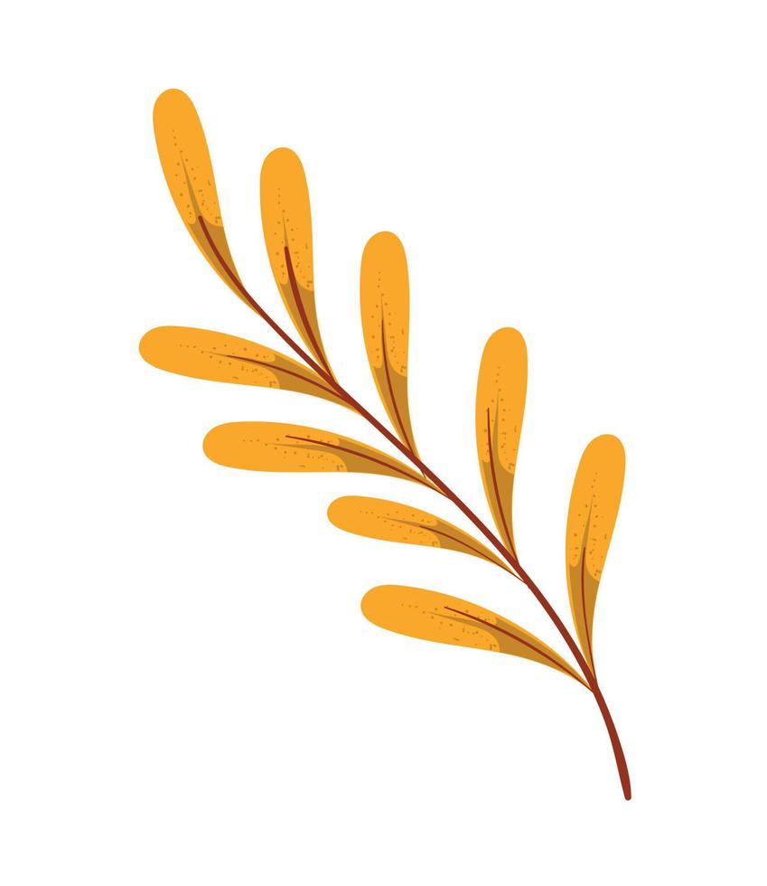 leaves nature icon vector