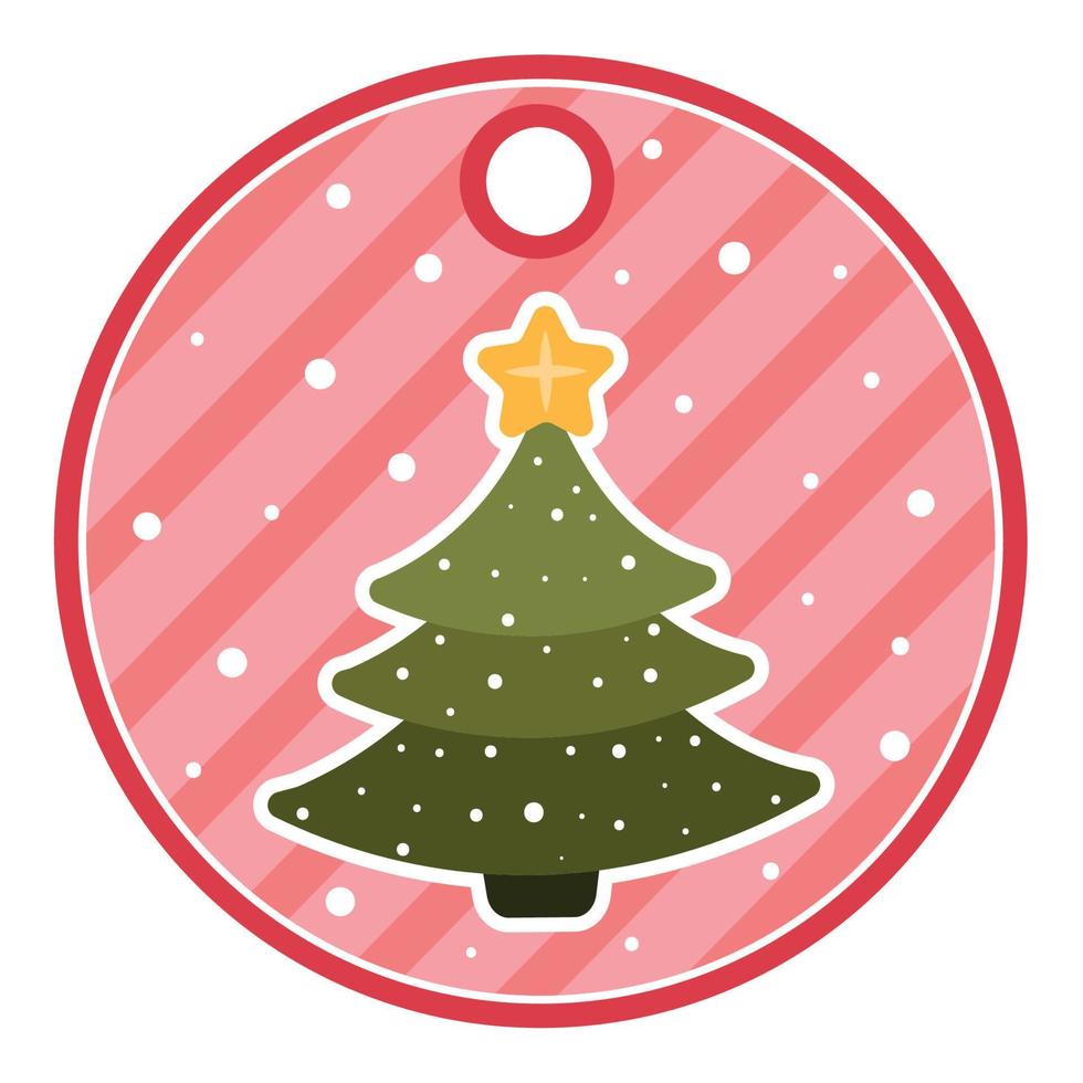 christmas tree deal vector