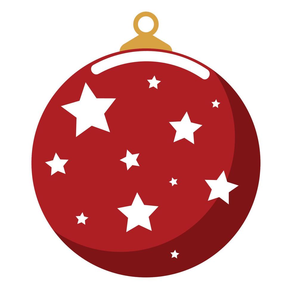 christmas ball icon vector