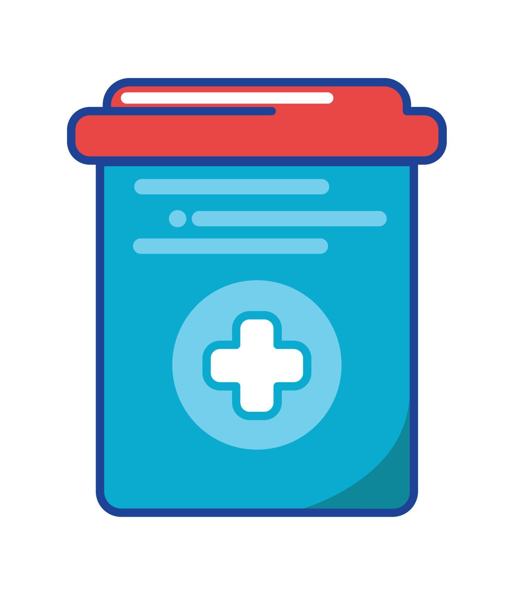 medicine container cartoon 13827272 Vector Art at Vecteezy