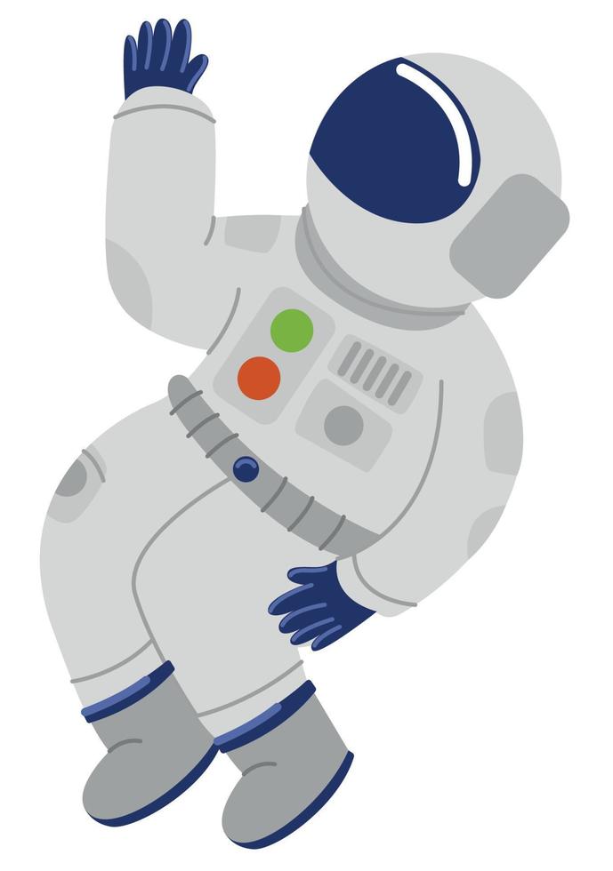 space spaceman in suit vector