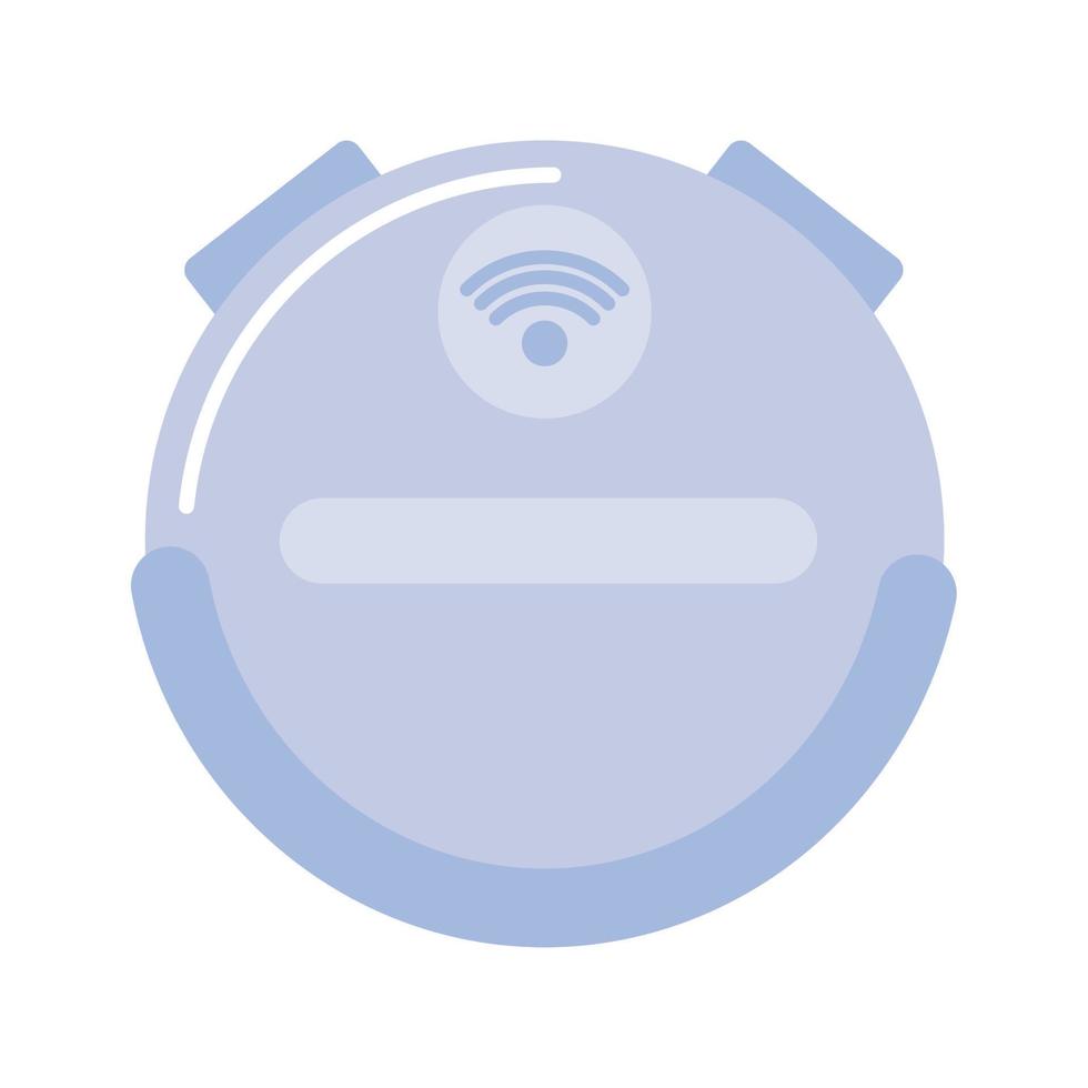 robot vacuum cleaner smart home vector