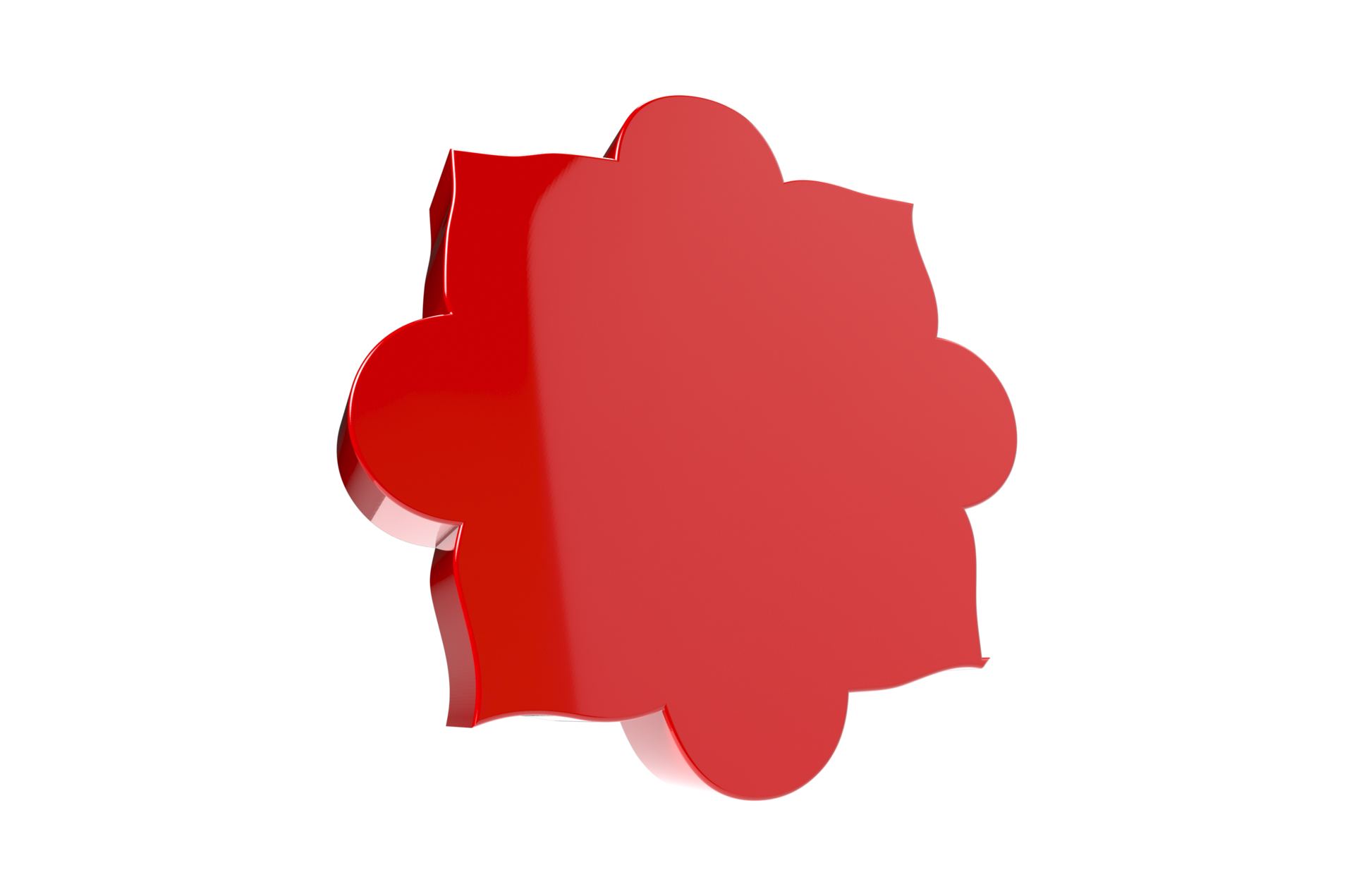 3D Geometric Shape, Banner, Icon, Badge, Label PNG Transparent