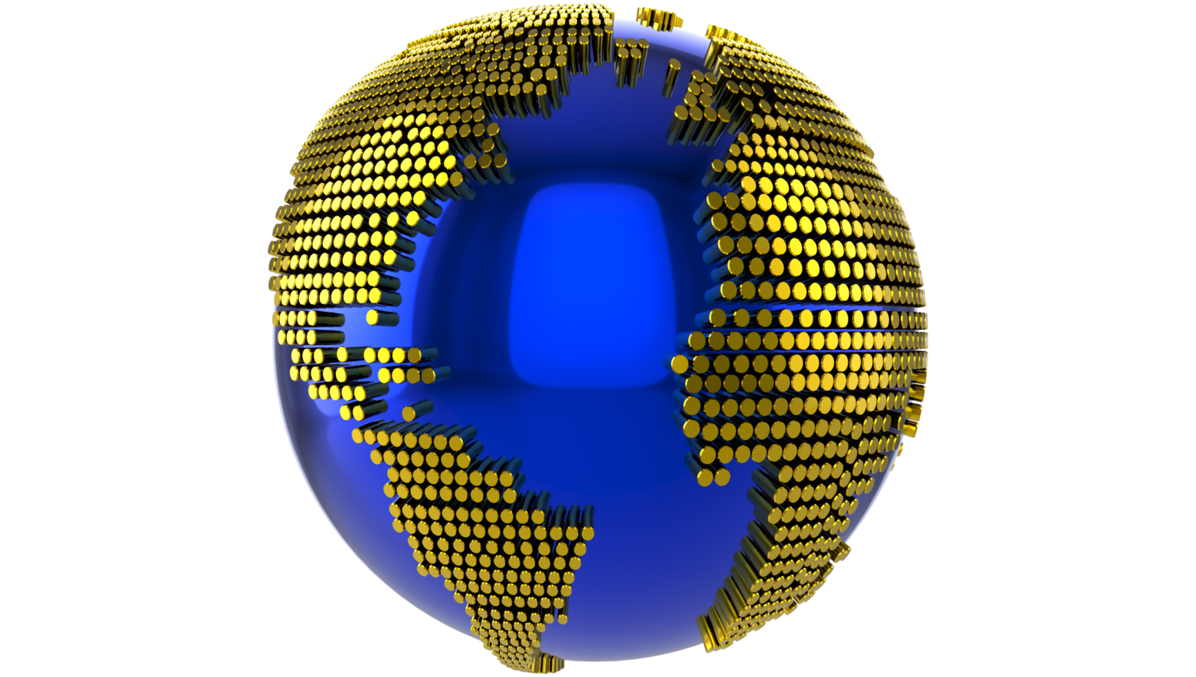 3d world map globe Transparent PNG