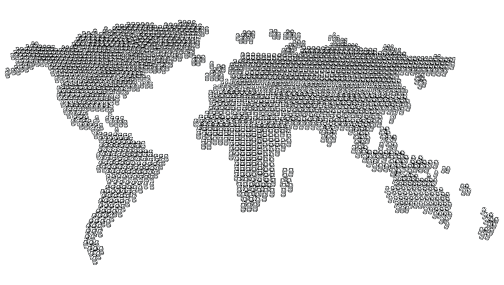 3d world map globe Transparent PNG