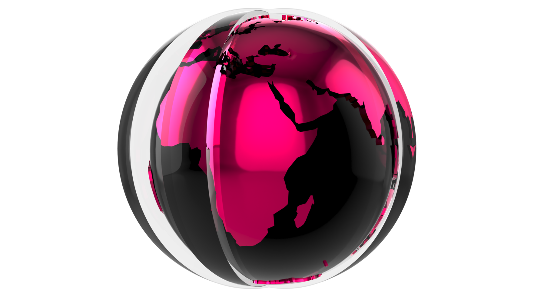 3D World News With Alpha Layer digital world breaking news Studio Background for news report and breaking news on world Transparent Background PNG