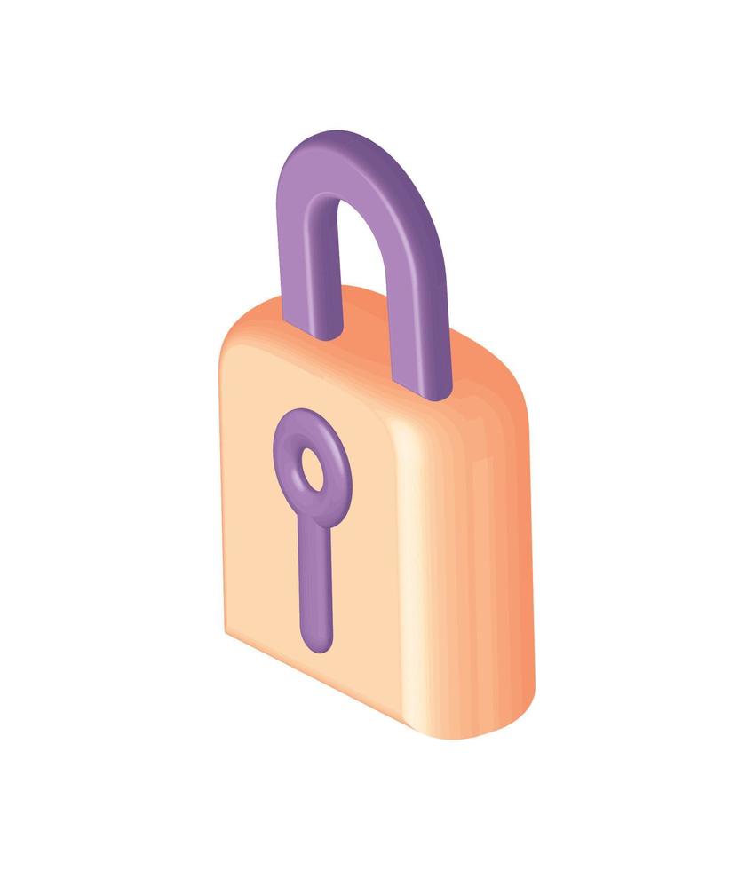 security NFT icon vector
