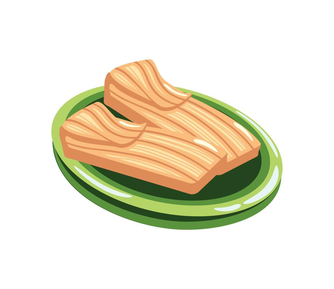 tamales mexican food vector