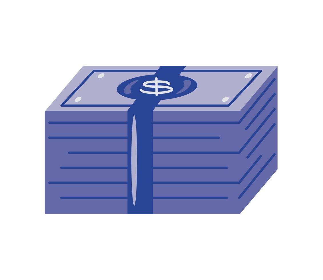 stack of money vector