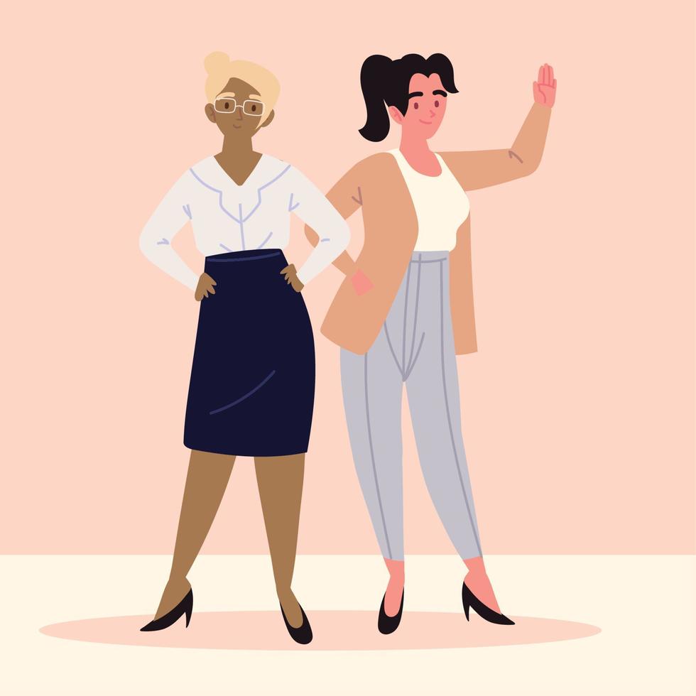 work employee women vector