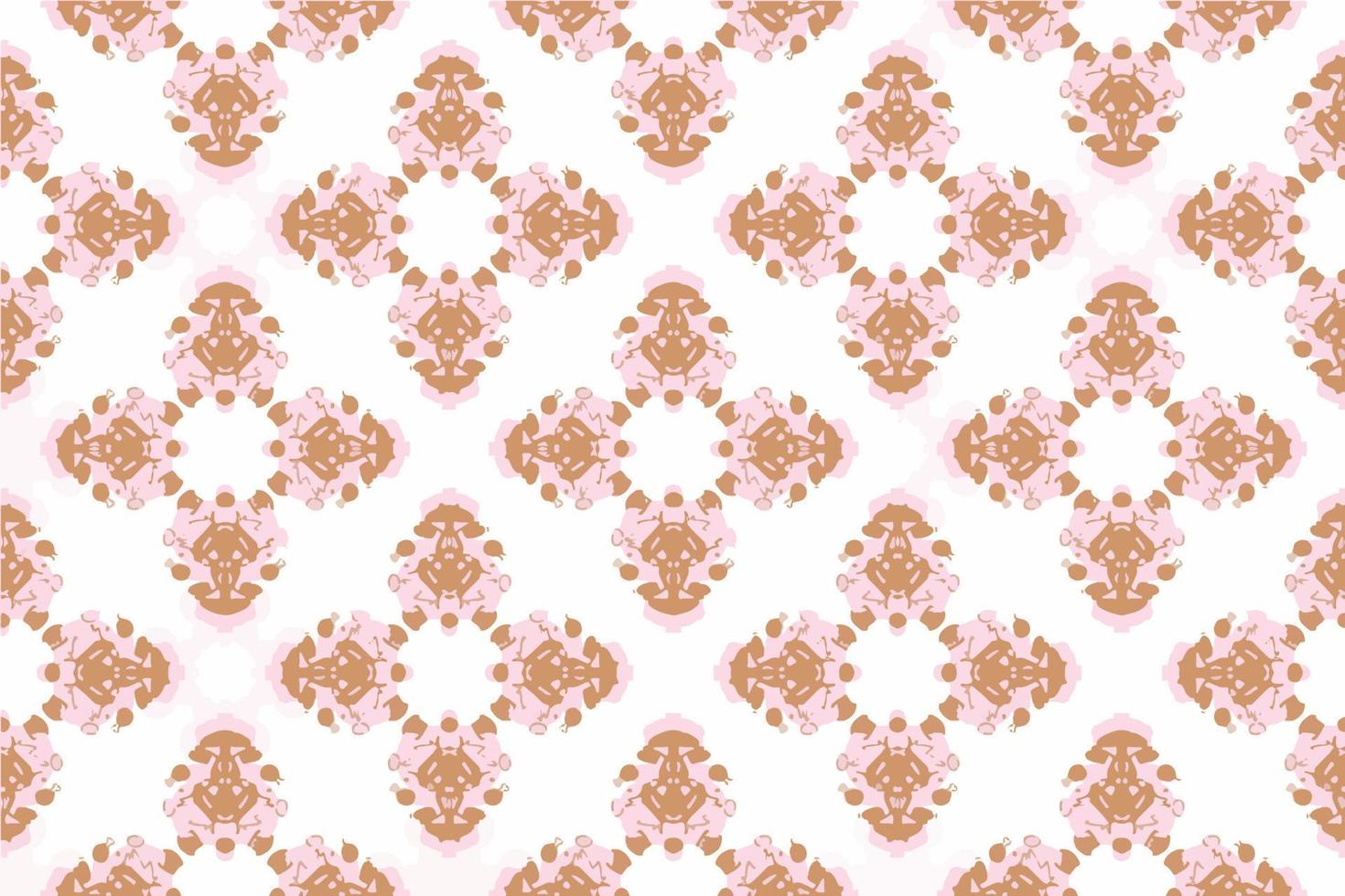 Abstract seamless pattern, seamless wallpaper, seamless background designed for use for interior,wallpaper,fabric,curtain,carpet,clothing,Batik,satin,background , illustration, Embroidery style. vector