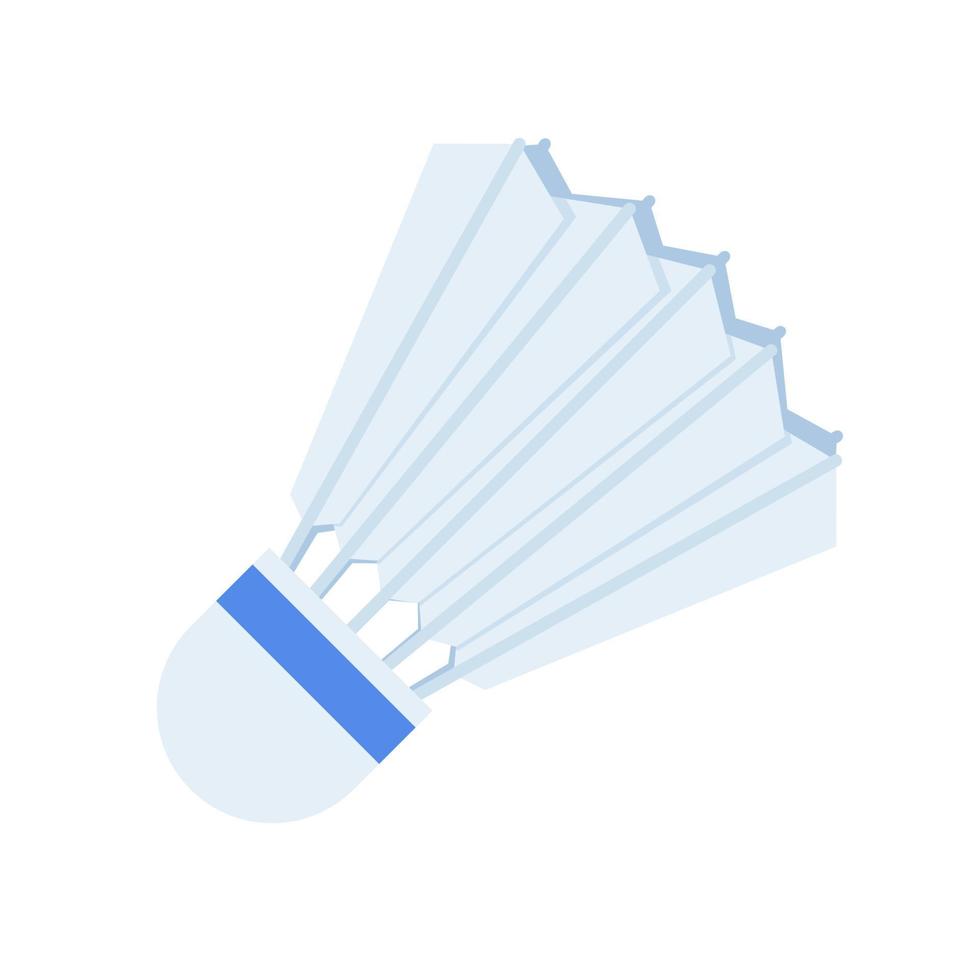 Feather badminton  ball vector