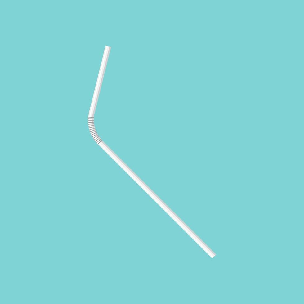 drinking straws plastic vector