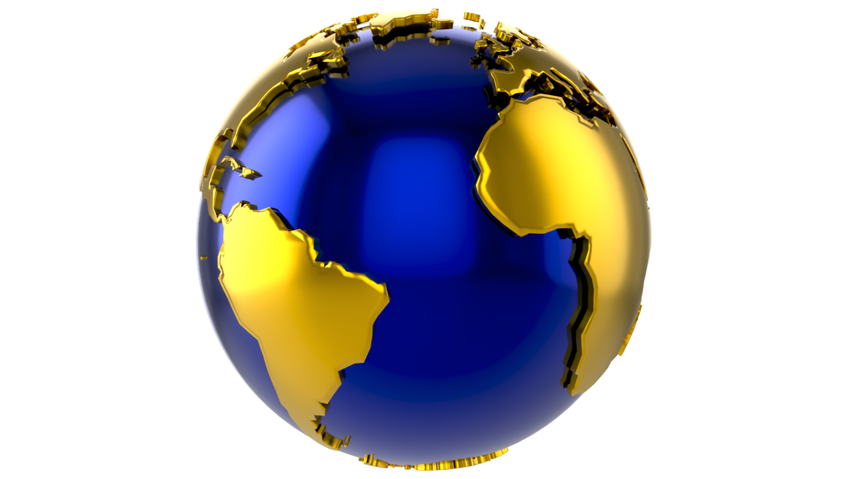 3d world map globe Transparent PNG