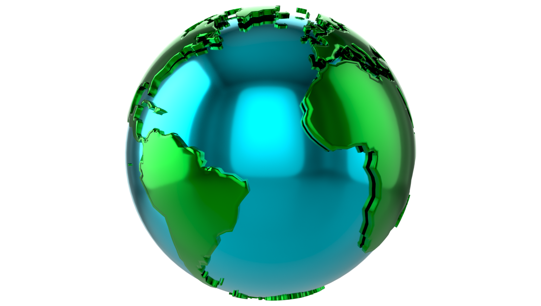 Carte du monde 3d globe png transparent