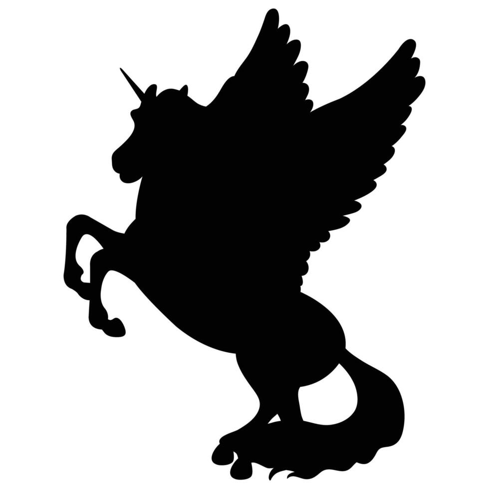 pegasus flying horse 13828335 Vector Art at Vecteezy